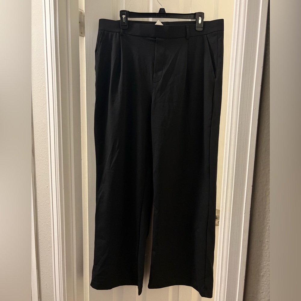 Halara Flex DayStretch High Waisted Pocket Straight Leg Work Pants - Picture 4 of 4